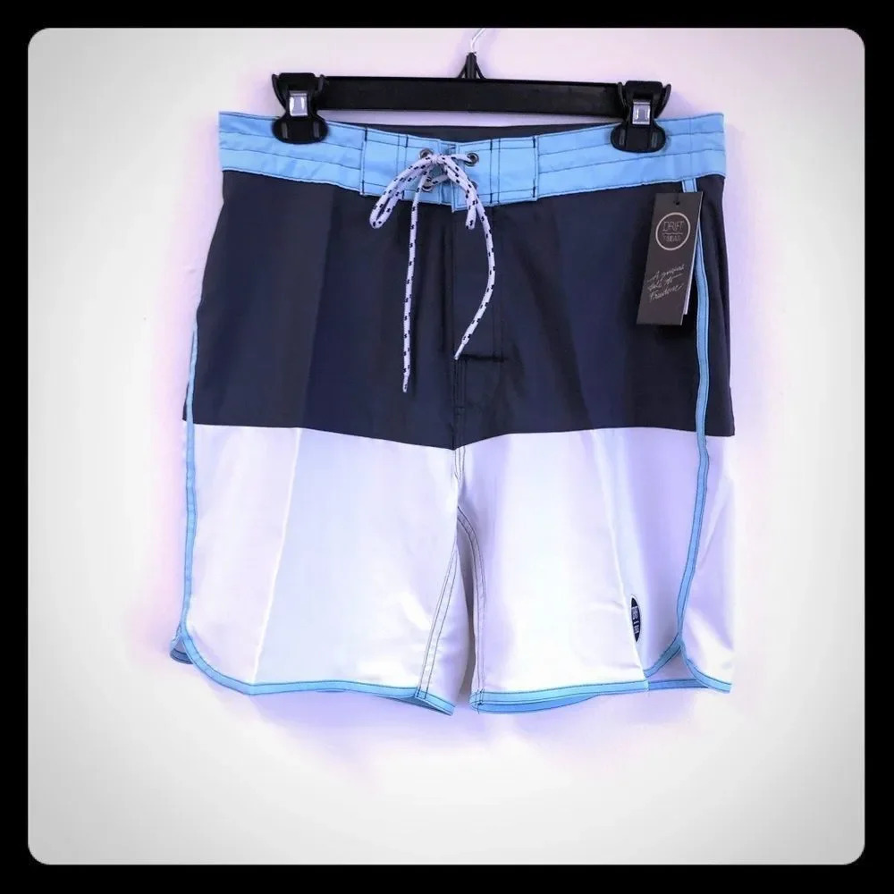 Drift the 7 seas Swim Trunks Size 30 NWT